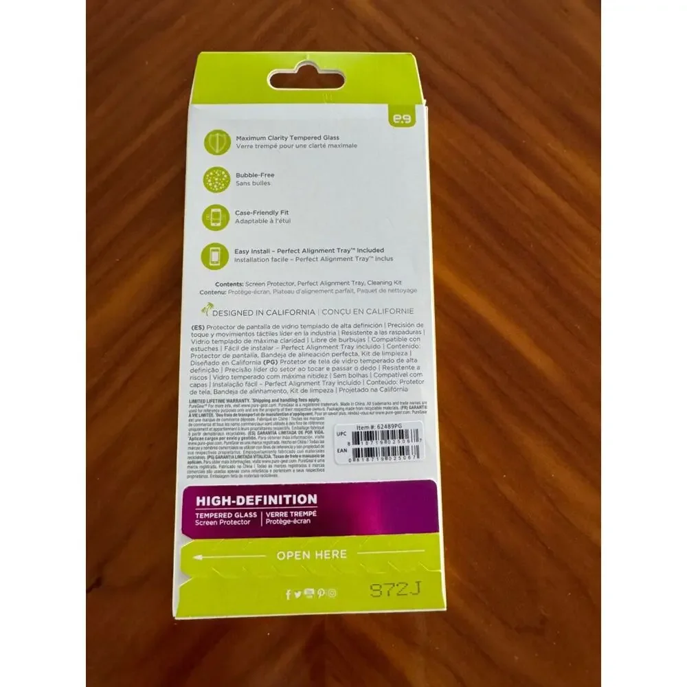 PureGear iPhone 13 Screen Protector for iPhone SX Max New